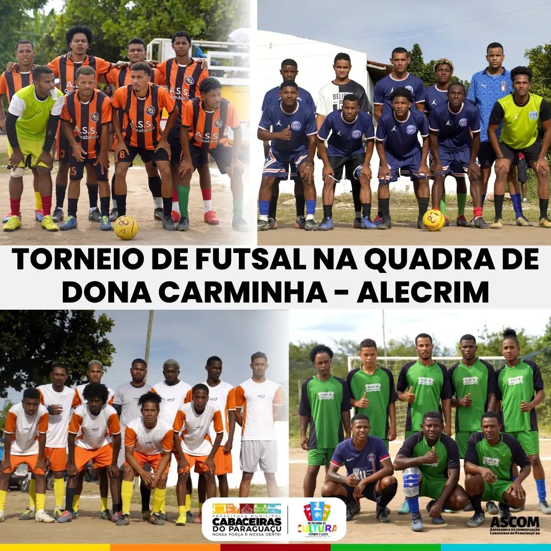 Torneio de Futsal no Alecrim dá a partida no calendário esportivo do município! ⚽🏅🏆