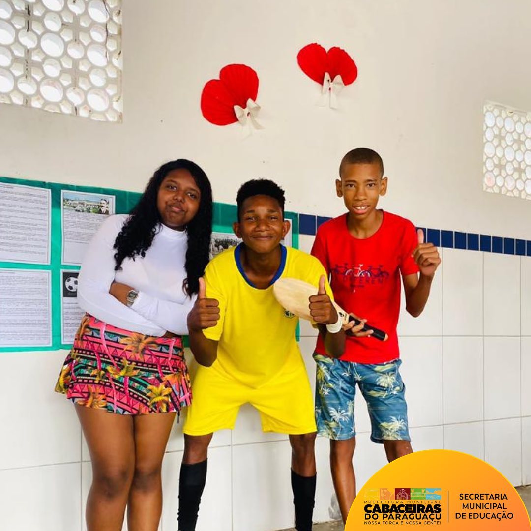 Culminância do projeto na Escola Municipal Germano Bastos! ⛹🏻‍♀️🤸🏻‍♂️🤾🏻‍♂️